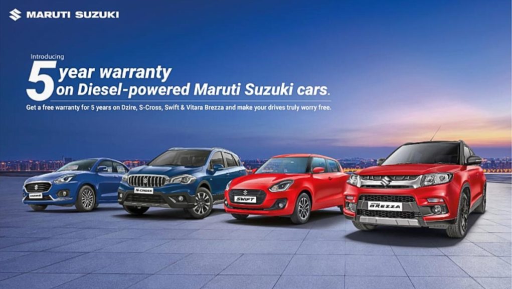 Maruti Suzuki offers 5-year, 1-lakh km warranty