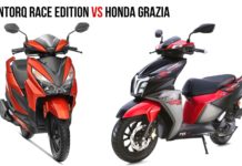 TVS Ntorq Race Edition VS Honda Grazia