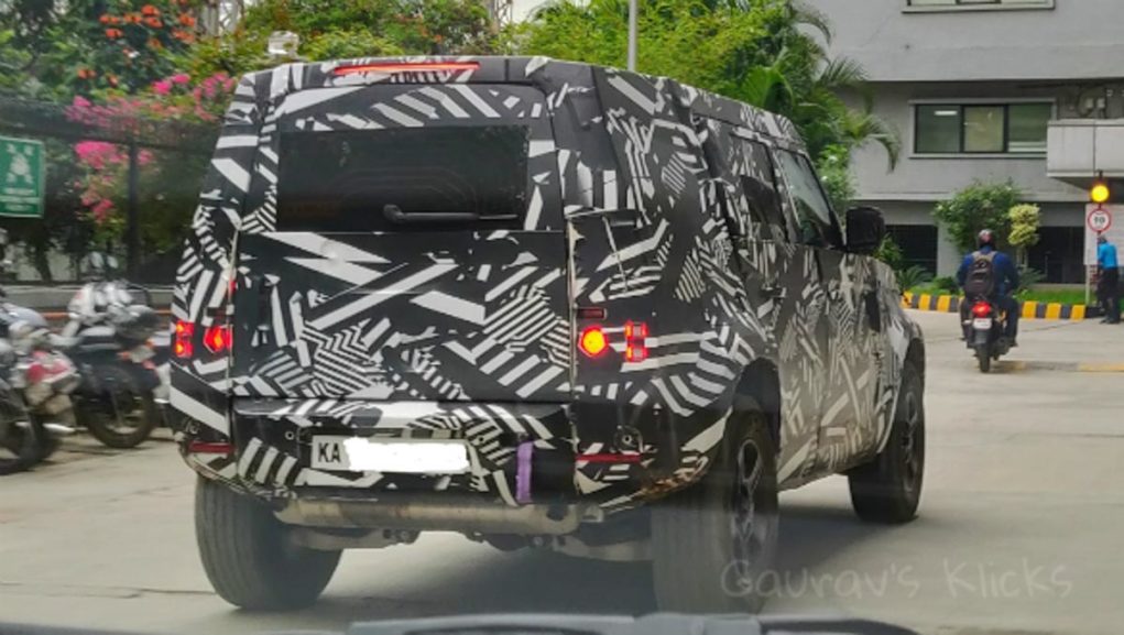 2020 Land Rover Defender Spied Testing In India 1