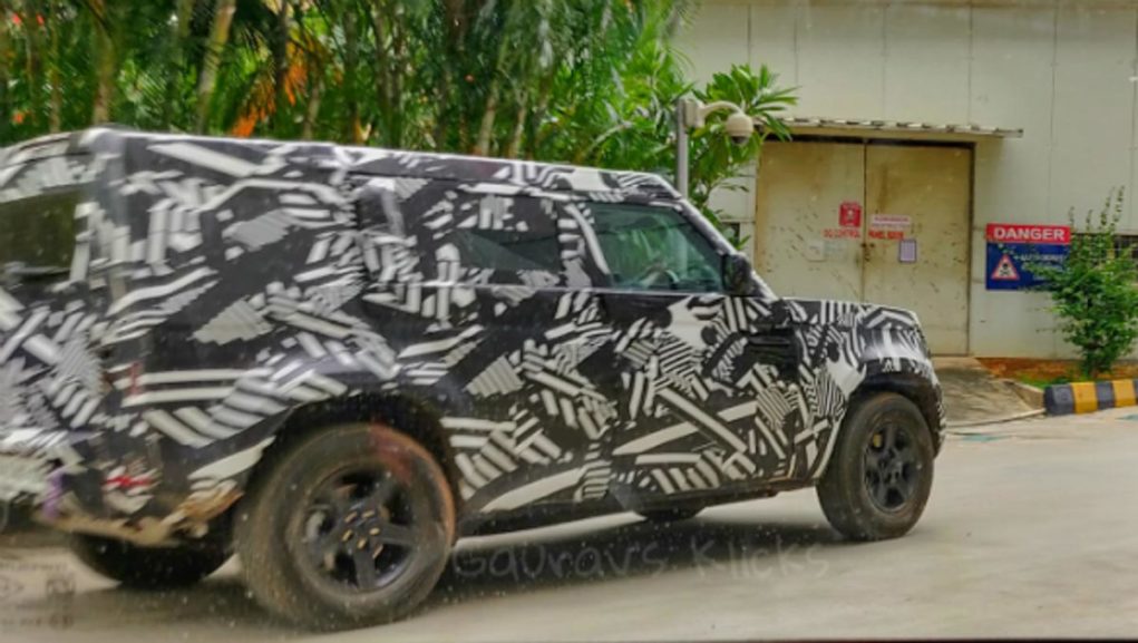 2020 Land Rover Defender Spied Testing In India