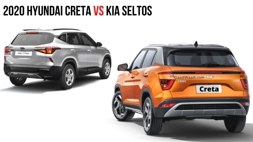 2020 Hyundai Creta Vs Kia Seltos Detailed Specs Comparison