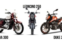Benelli Leoncino 250 Vs Jawa 300 Vs KTM 250 Duke