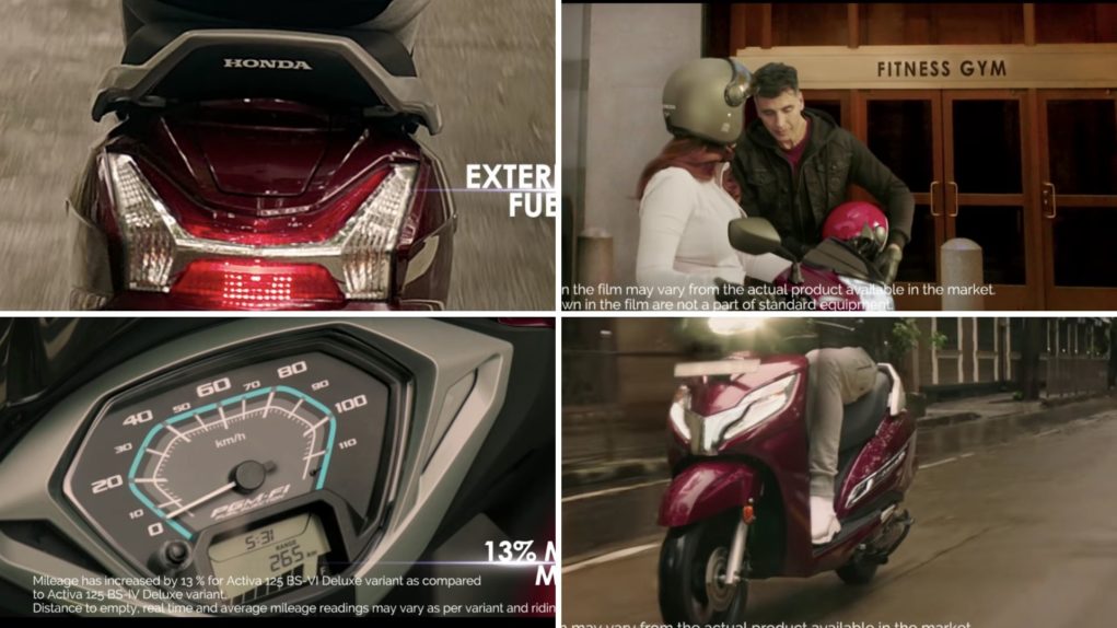 Honda Activa 125 Fi BS6 TVC Released Featuring Akshay Kumar, Twinkle Khanna
