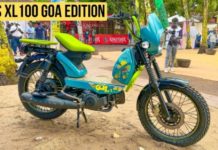 TVS XL100 Goa Edition
