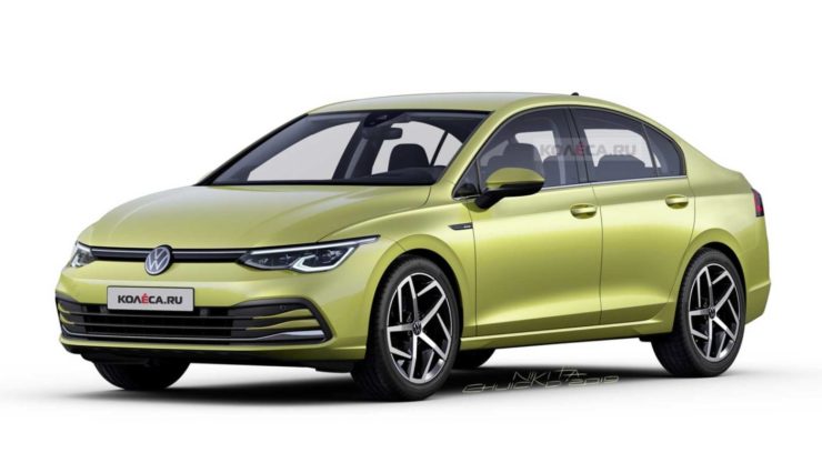 2020 Volkswagen Golf Sedan Rendering Hits The Internet; Looks Stunning