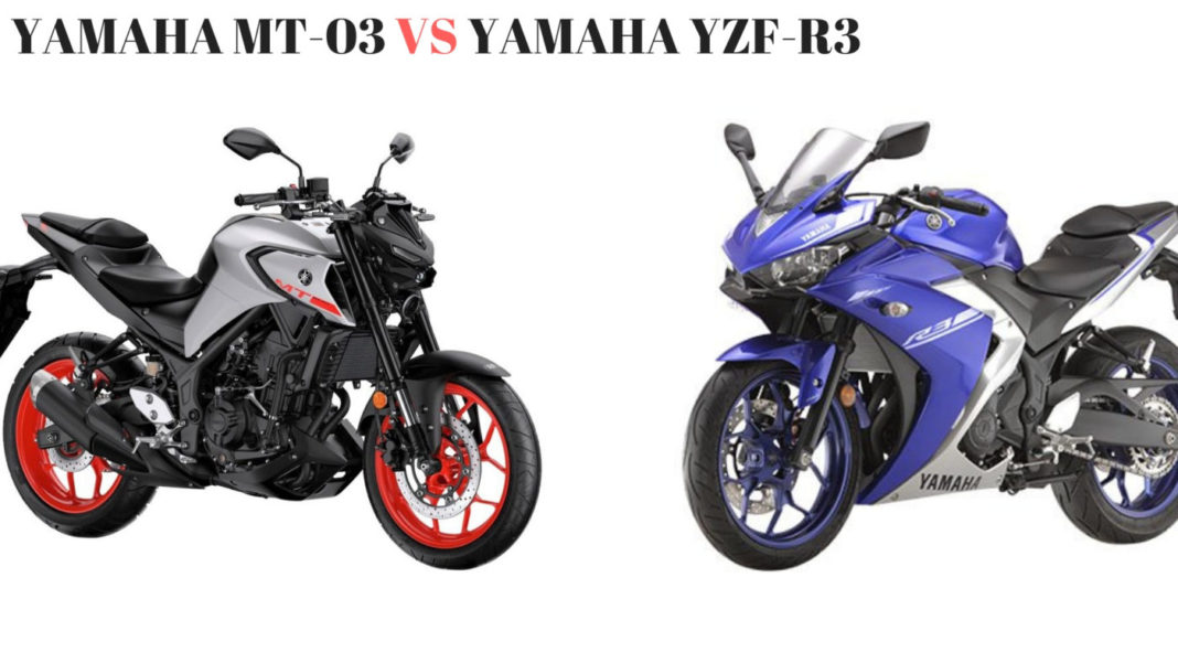 Yamaha MT-03 VS Yamaha YZF-R3