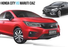 2020 Honda City vs Maruti Suzuki Ciaz