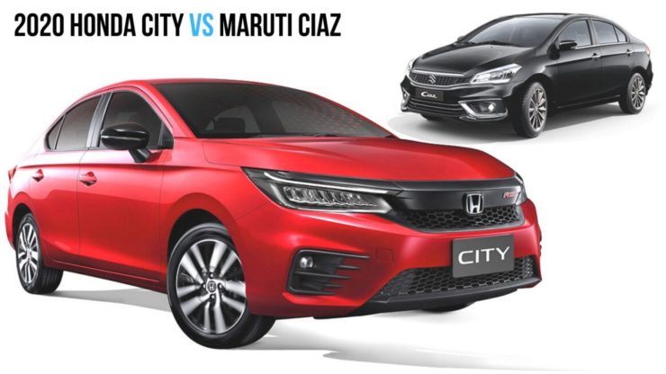 2020 Honda City vs Maruti Suzuki Ciaz