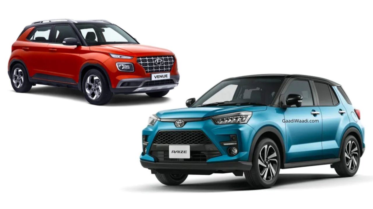 Toyota Raize Vs Hyundai Venue - Specs Comparison