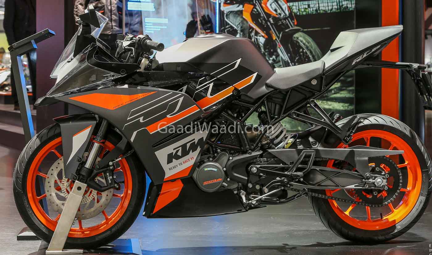 KTM RC 125 and 390 Showcased In New 