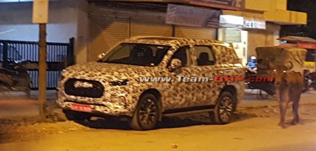 mg maxus d90 spied india