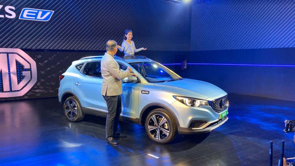 MG ZS EV Unveiled India 1