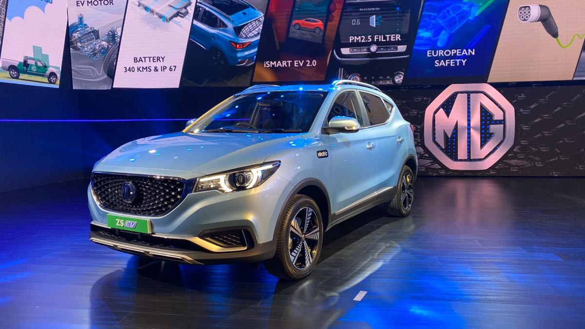 MG ZS EV (Electric Vehicle) Unveiled In India With 340 Km Range