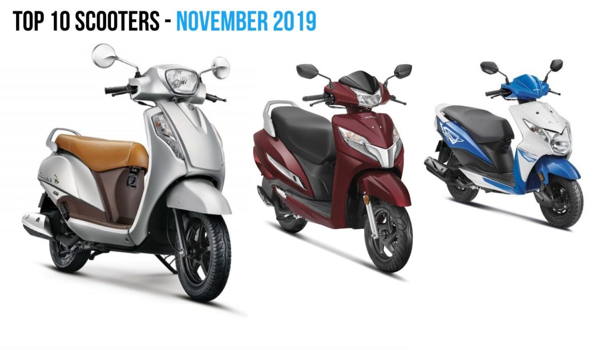top 10 scooters - november 2019