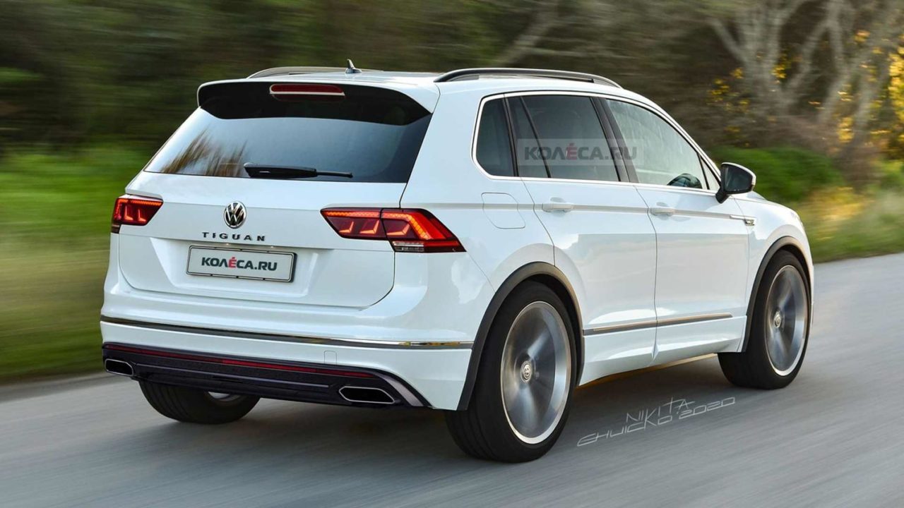 2021 Volkswagen Tiguan Rendered Based On Spy Shots