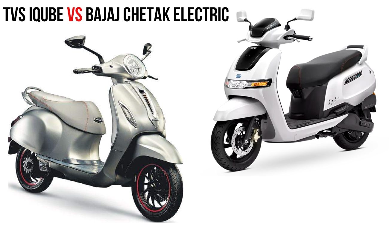 Tvs Iqube Vs Bajaj Chetak Electric Scooters Spec Comparison