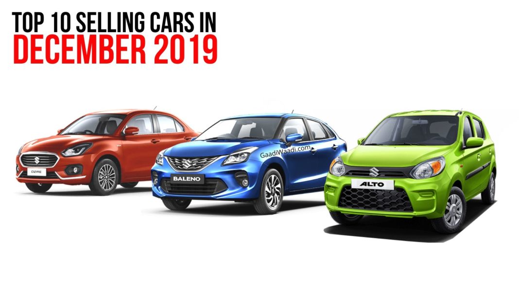 Top 10 Sellings Cars December 2019