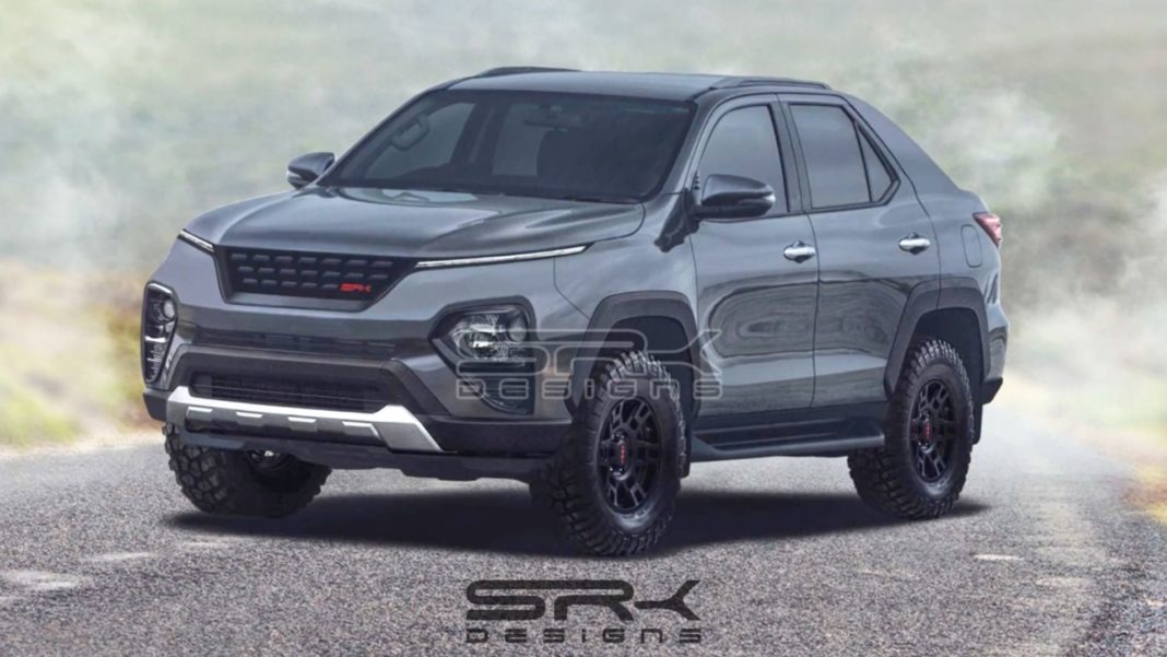 Toyota Fortuner Coupe Rendering