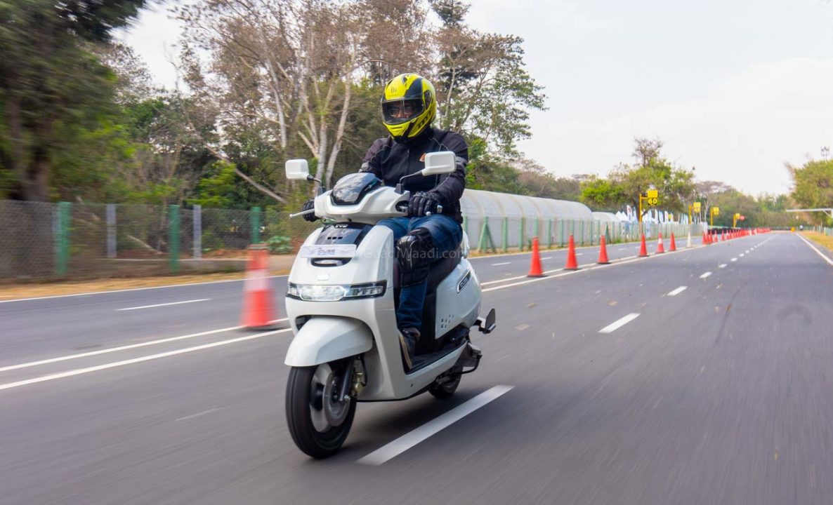 TVS iQube Electric Test Ride Review -16