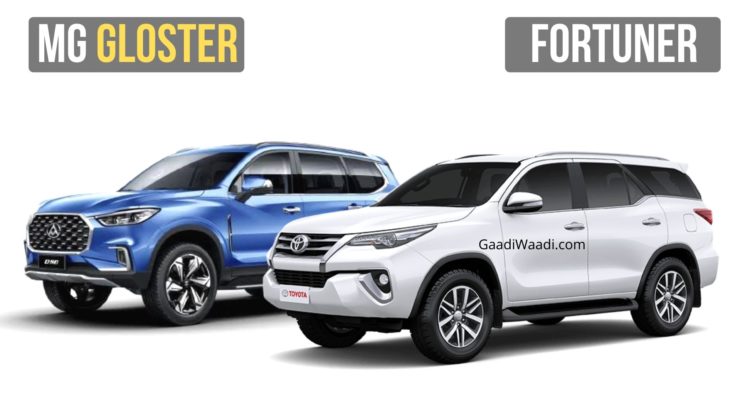 mg gloster vs toyota fortuner 2