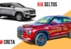 2020 Hyundai Creta S Vs Kia Seltos HTK Plus - Mid Variants Comparison