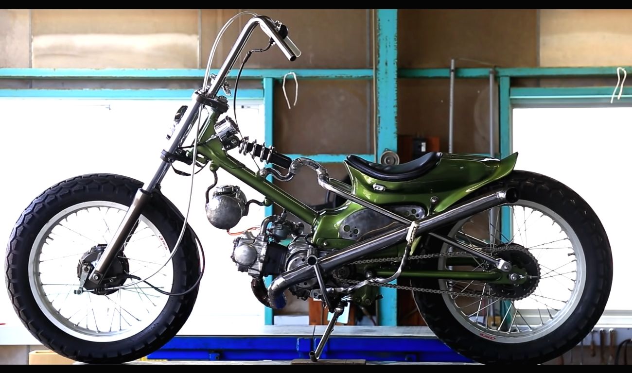 This 49 cc Custom Honda Super Cub Looks Wild!