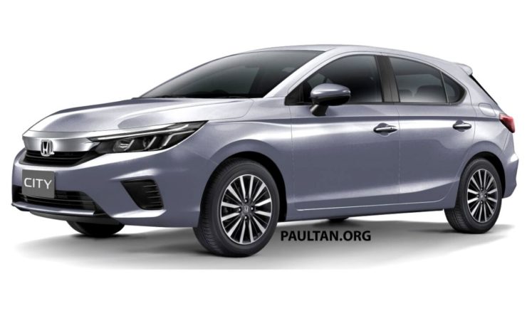 2021 Honda City Hatchback Rendered Based On Patent Images