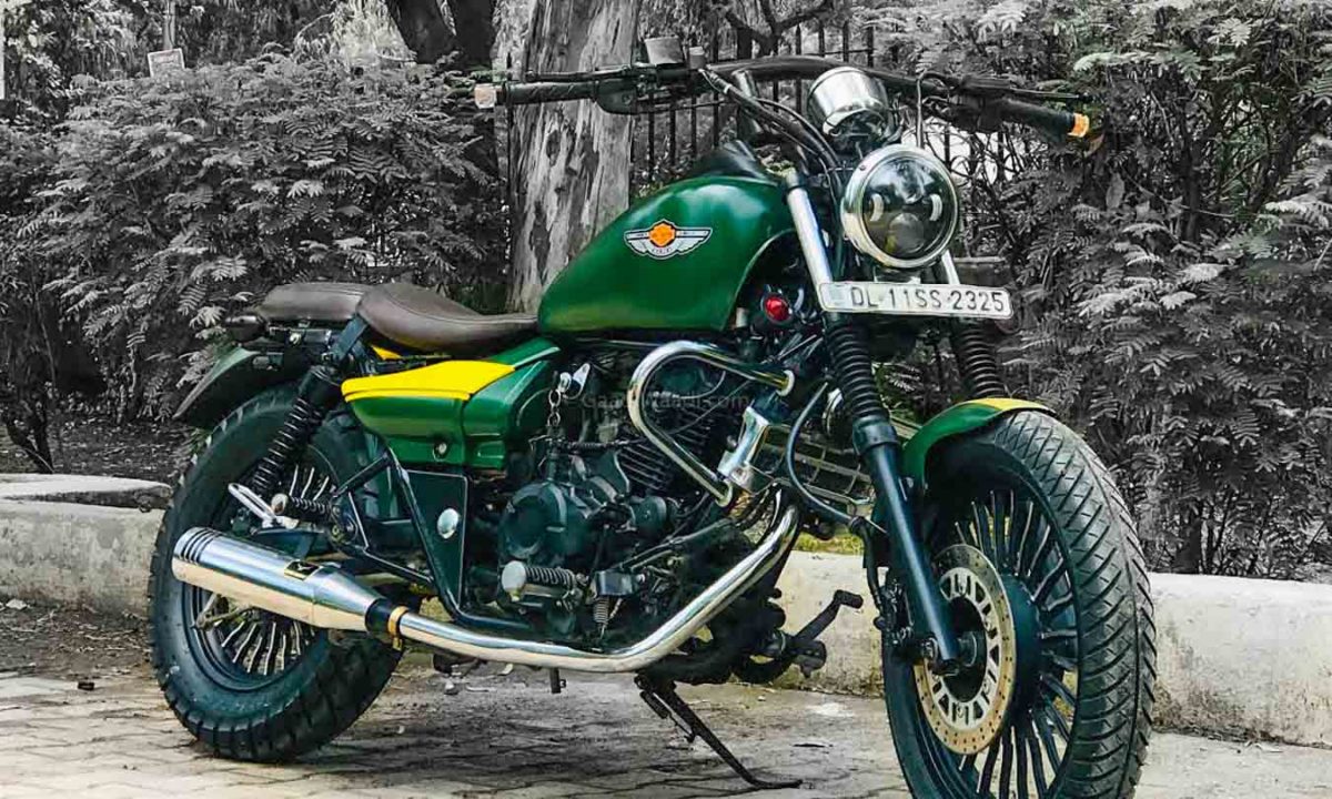 Bajaj Avenger Is Modified Into A Much Expensive Harley Davidson-1-2