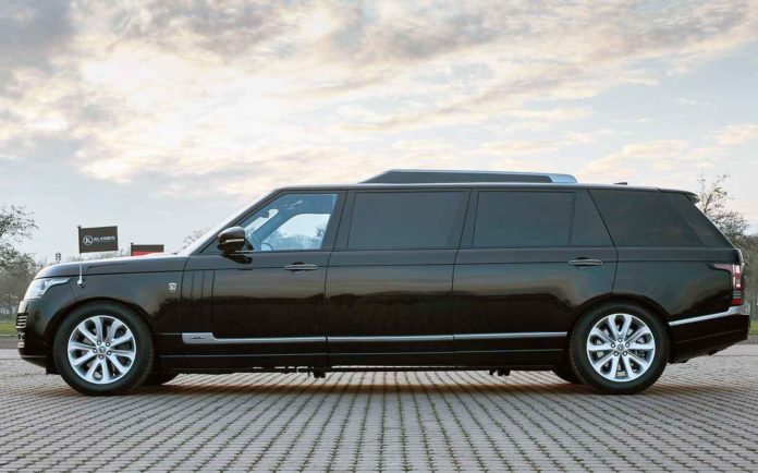 Range Rover Autobiography Modified Into A Stretched Bulletproof Limousine
