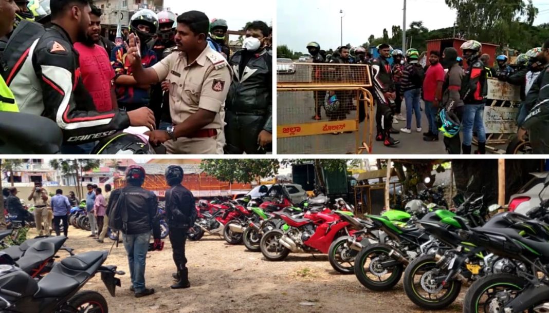 100+ Superbikes Ceased And Fined Near Bengaluru For Alleged Over Speeding