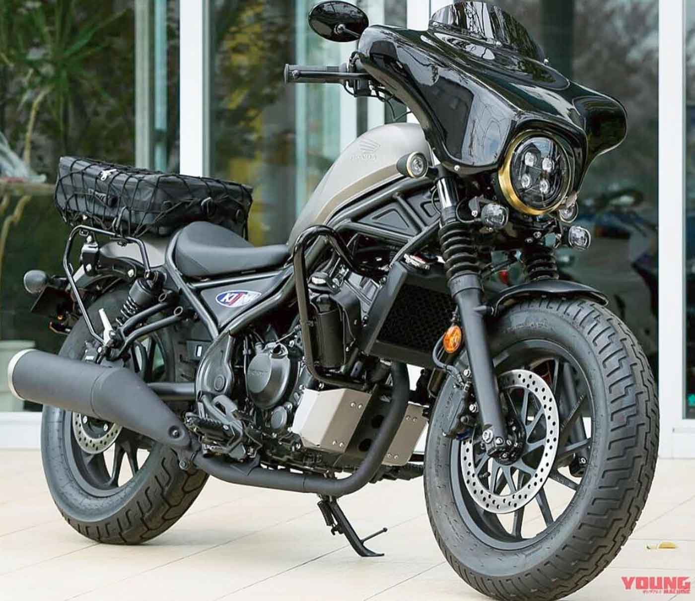Honda Rebel Cruiser Customised To Look A Lot Like A Harley Davidson