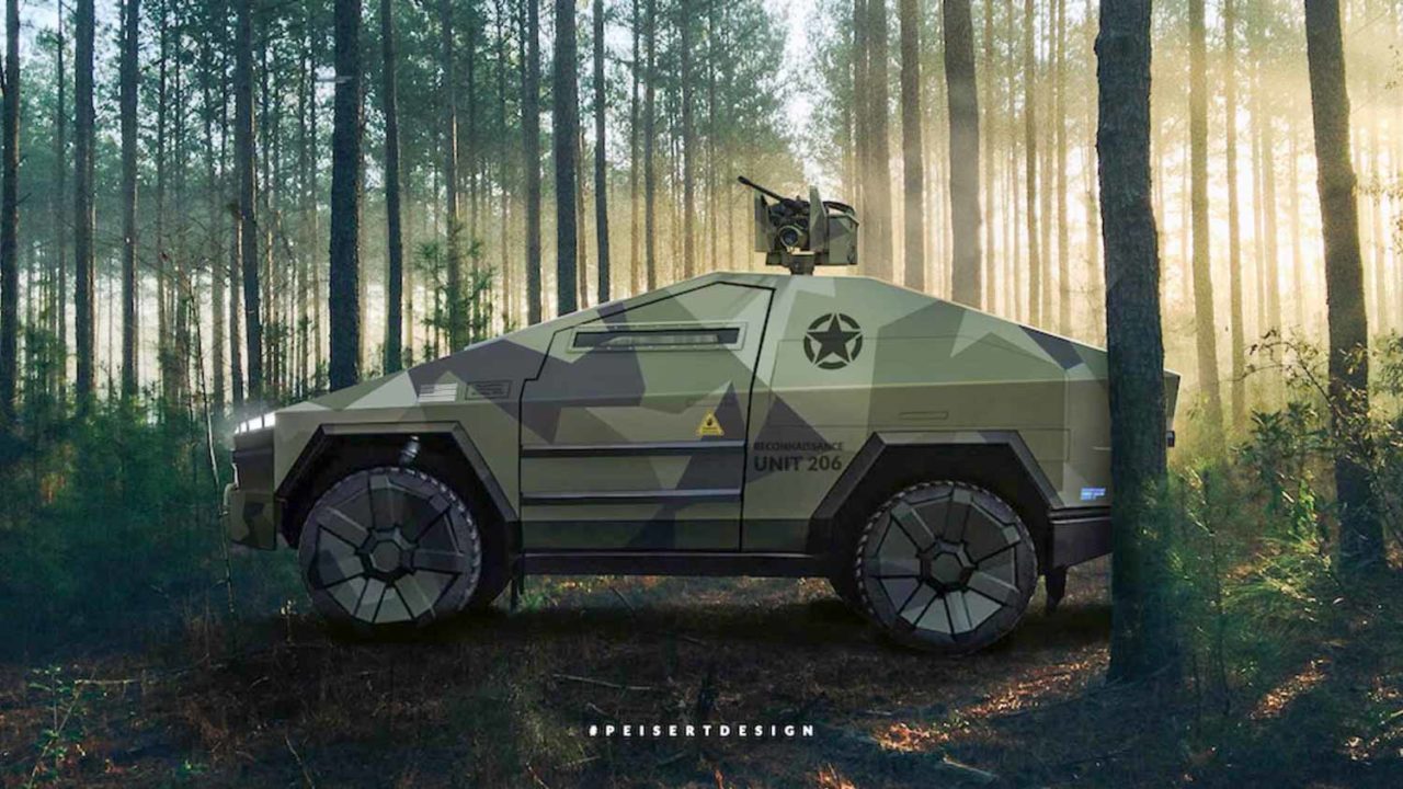 These CombatReady Tesla Cybertruck Renderings Will Leave You In Awe