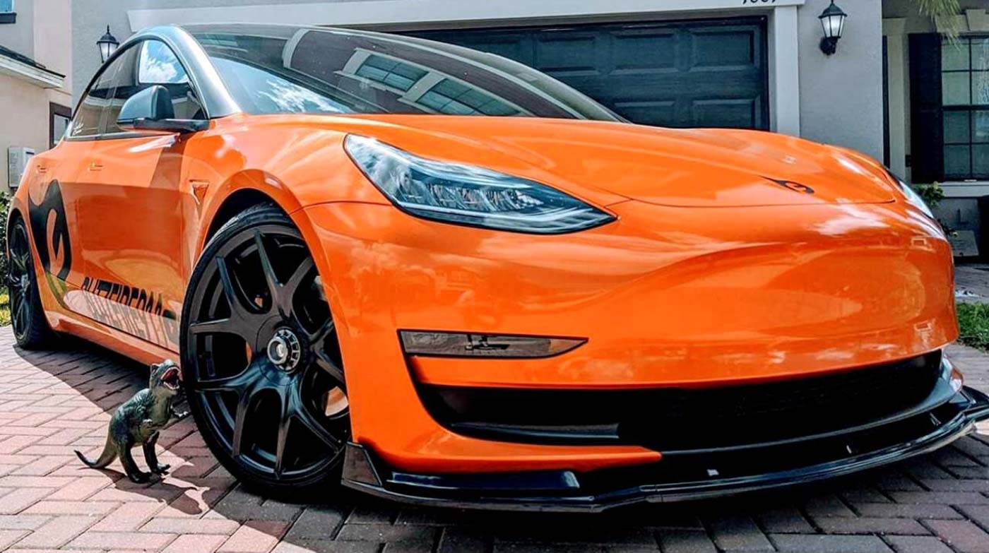 Apex Customs - Matte Orange Tesla Model S Vinyl Wrap #tesla #teslamodels # models #vinylwrap #vehiclewrap #wrapped #paintisdead #rides #whips #car # cars #caroftheday #electriccar