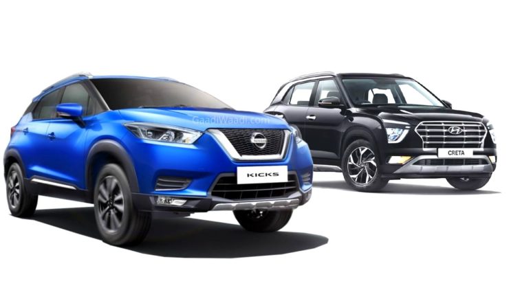 Upcoming BS6 Nissan Kicks Vs 2020 Hyundai Creta - Specs Comparison 2