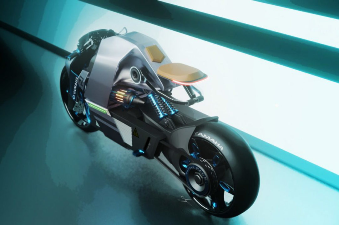 Yamaha FZ Electric Motrocycle Concept-1-2