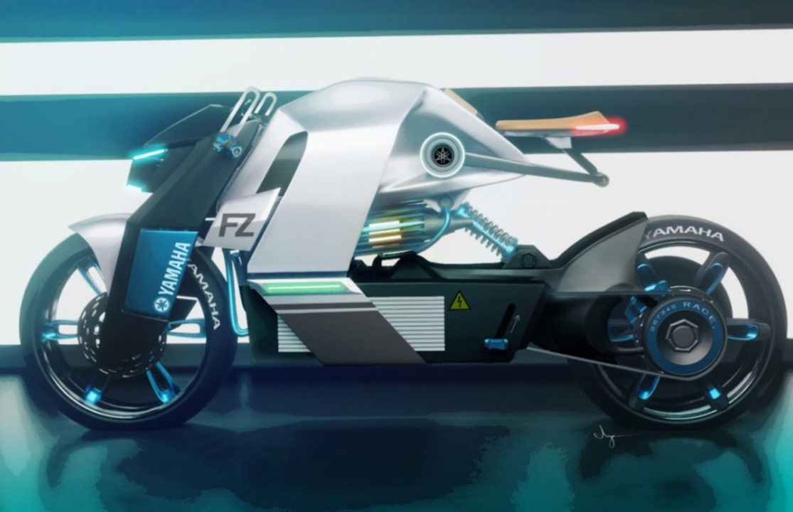 Yamaha FZ Electric Motrocycle Concept-2