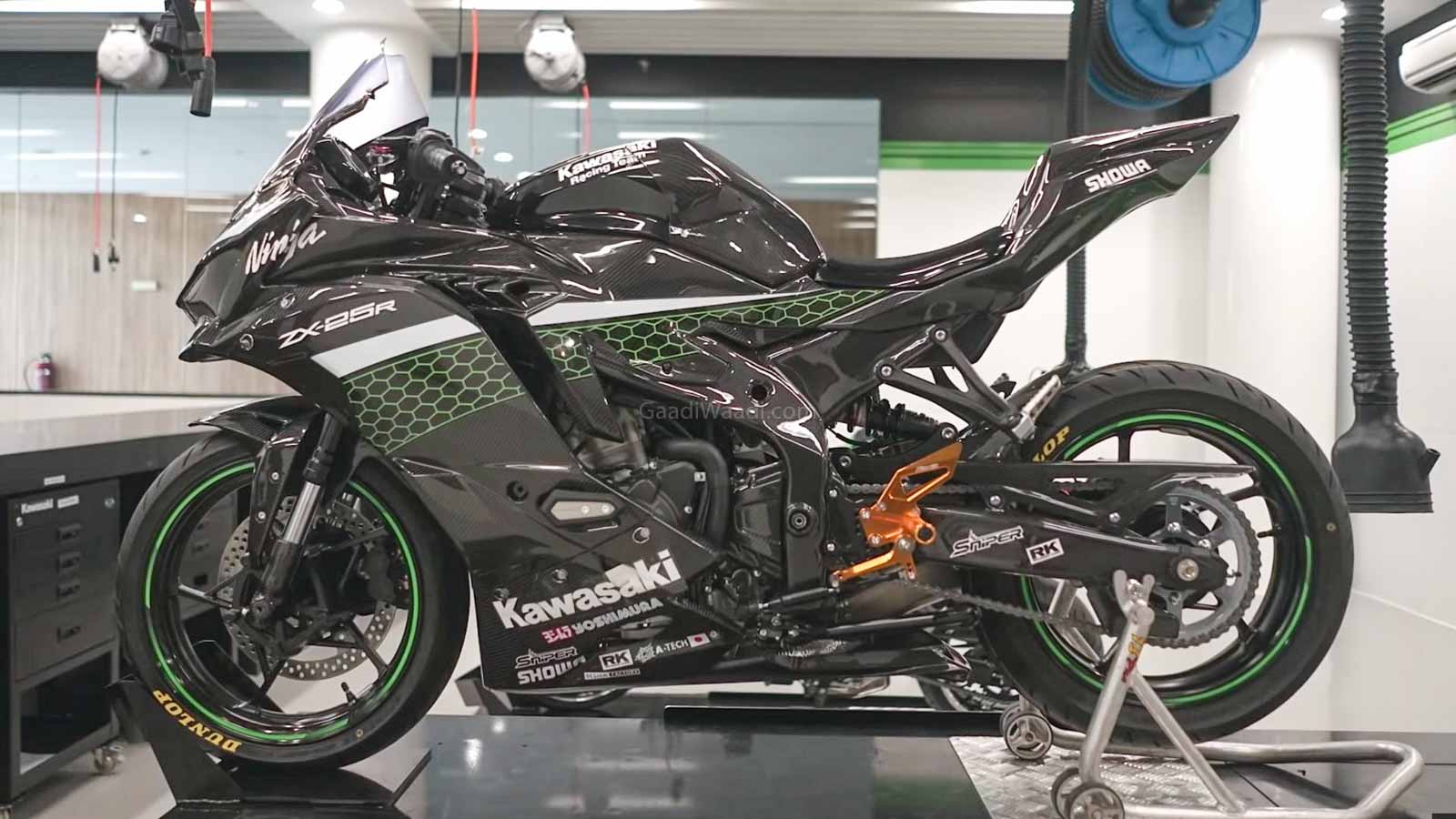 Kawasaki Ninja Zx 25r Gets A Carbon Fibre Makeover