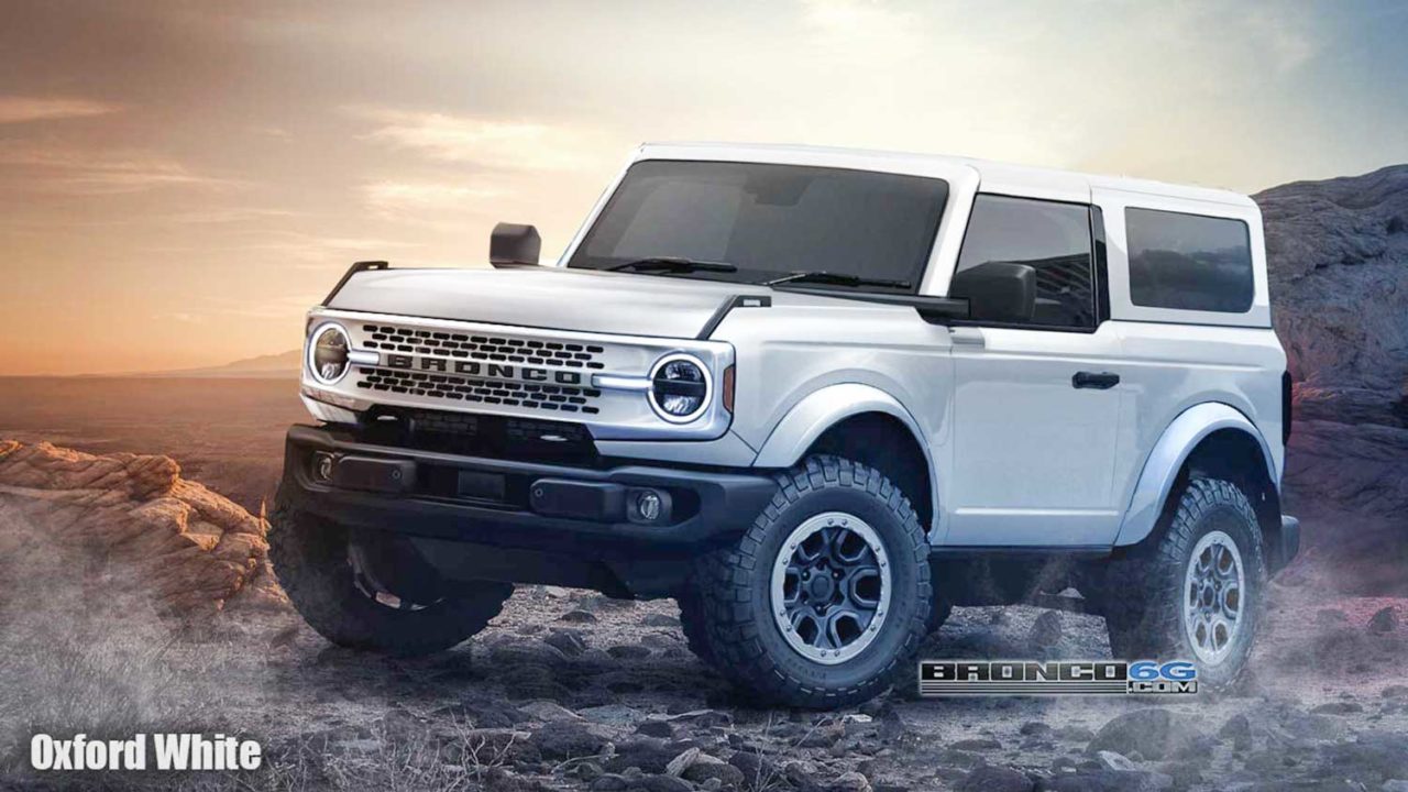 2021 Ford Bronco Rendered Stylishly In Both 2 And 4 Door Format