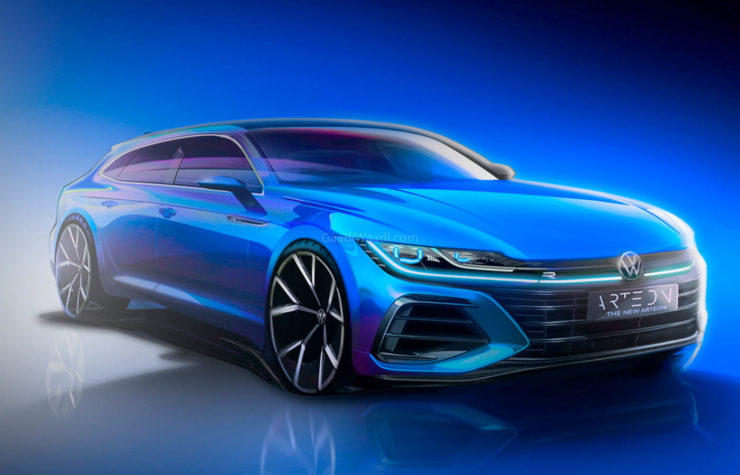 2021 Volkswagen Arteon Teased Ahead Of Global Debut Later This Month