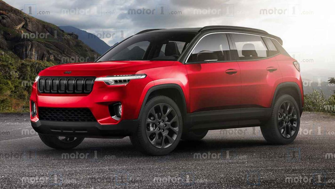 Jeep Compass SUV Rendered