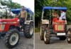 MS Dhoni Tractor Ride-1