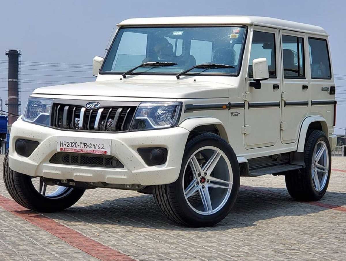 2020 Mahindra Bolero Fitted With 20-Inch Wheels Brings G-Wagon Vibes