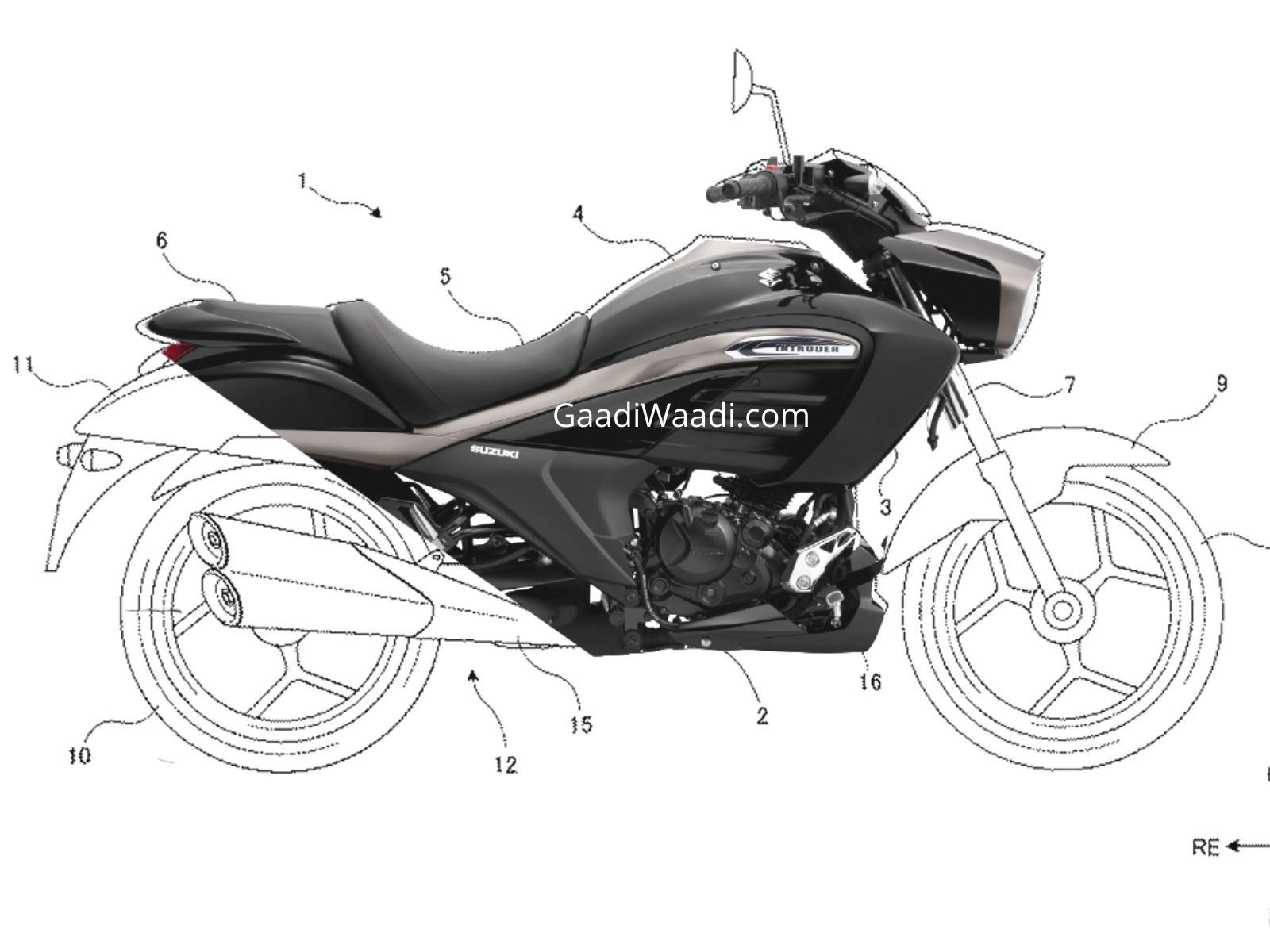 Suzuki Intruder 250 patent images leaked - Team-BHP