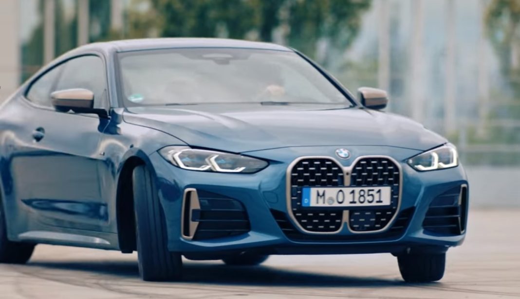 BMW 4 series drifting in TVC
