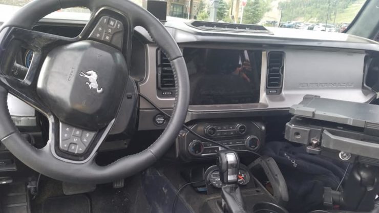 Ford Bronco dashboard real life images