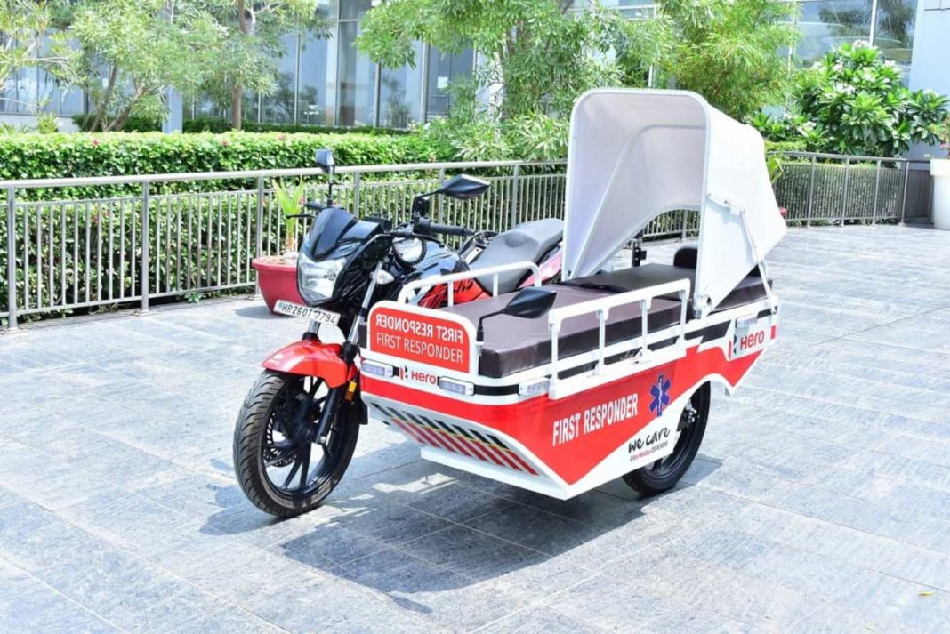 Hero Xtreme 200R Mobile Ambulance feature image