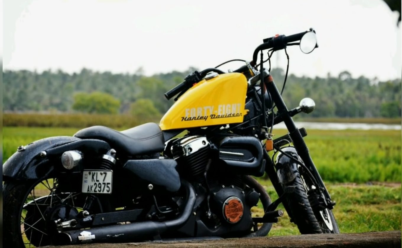Yamaha Enticer 125 Transformed Into A Harley Davidson Lookalike