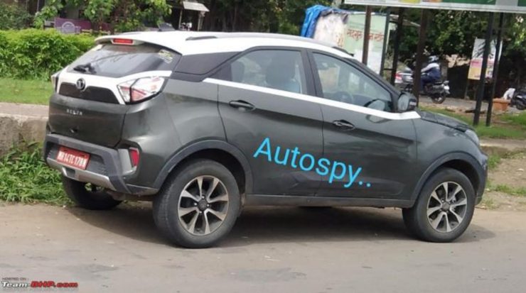 Tata Nexon DCT Spied side view