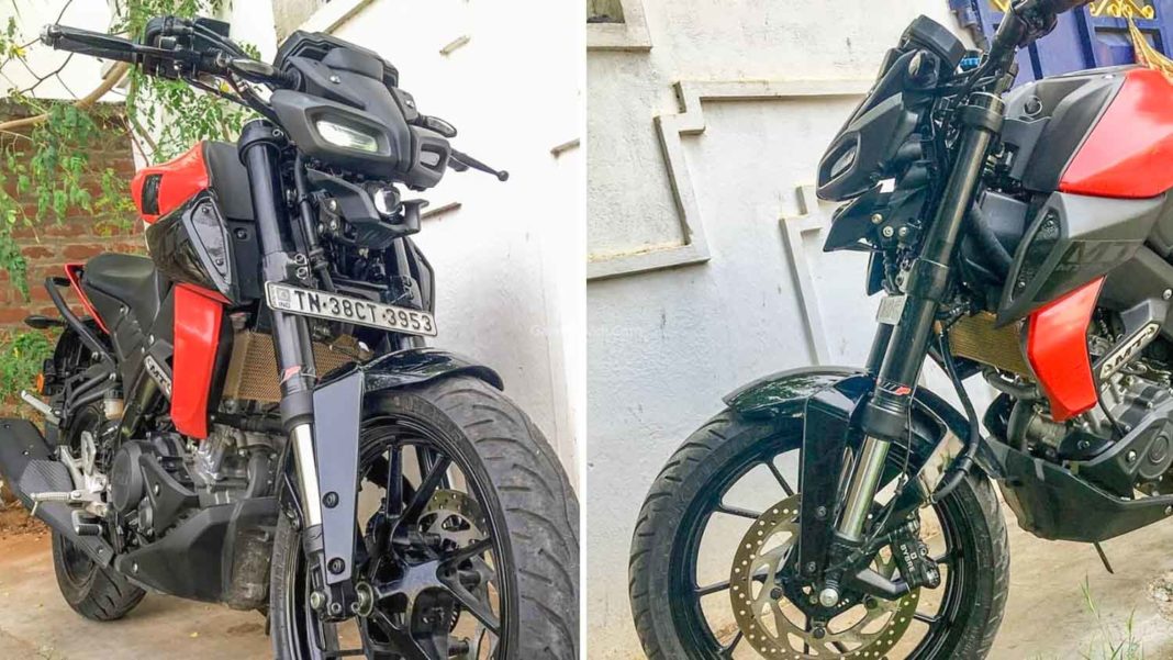 Yamaha MT15 With USD Forks-8