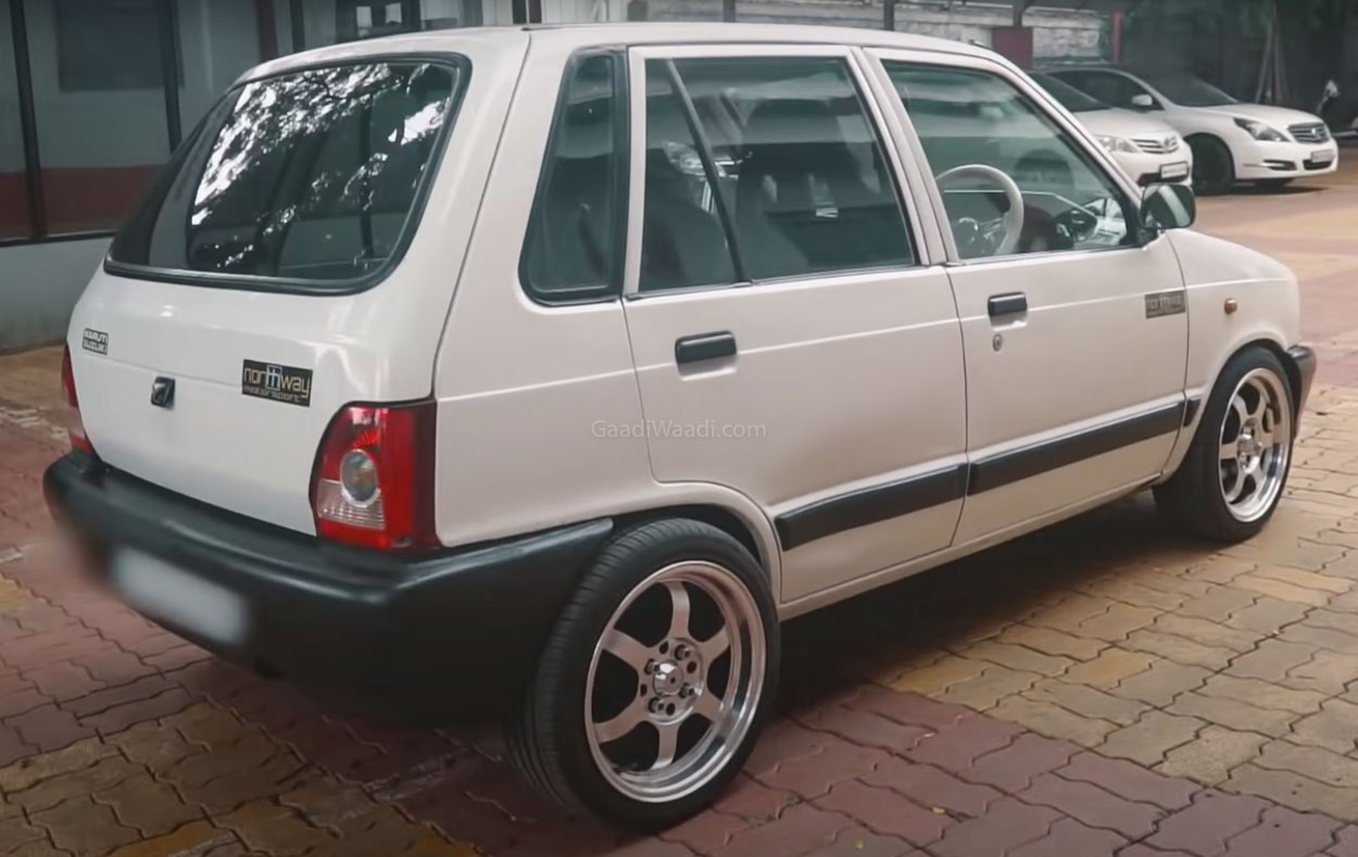 Maruti 800 Converted Into Ev With 1 Km Range Detailed Video